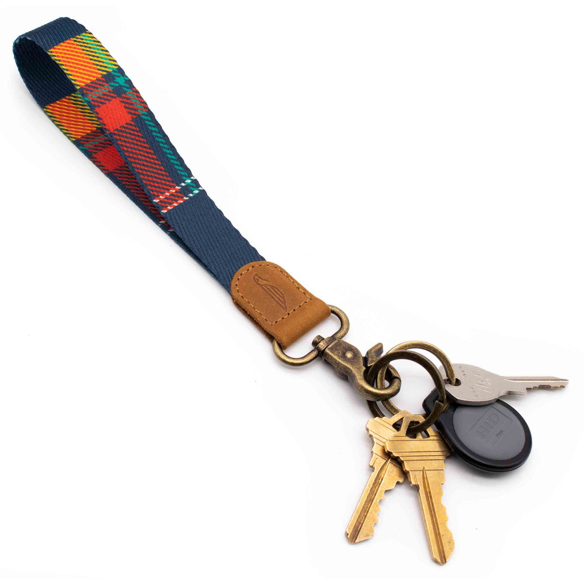 Wallace Wristlet Keychain for Badge, Wallet, and Phone