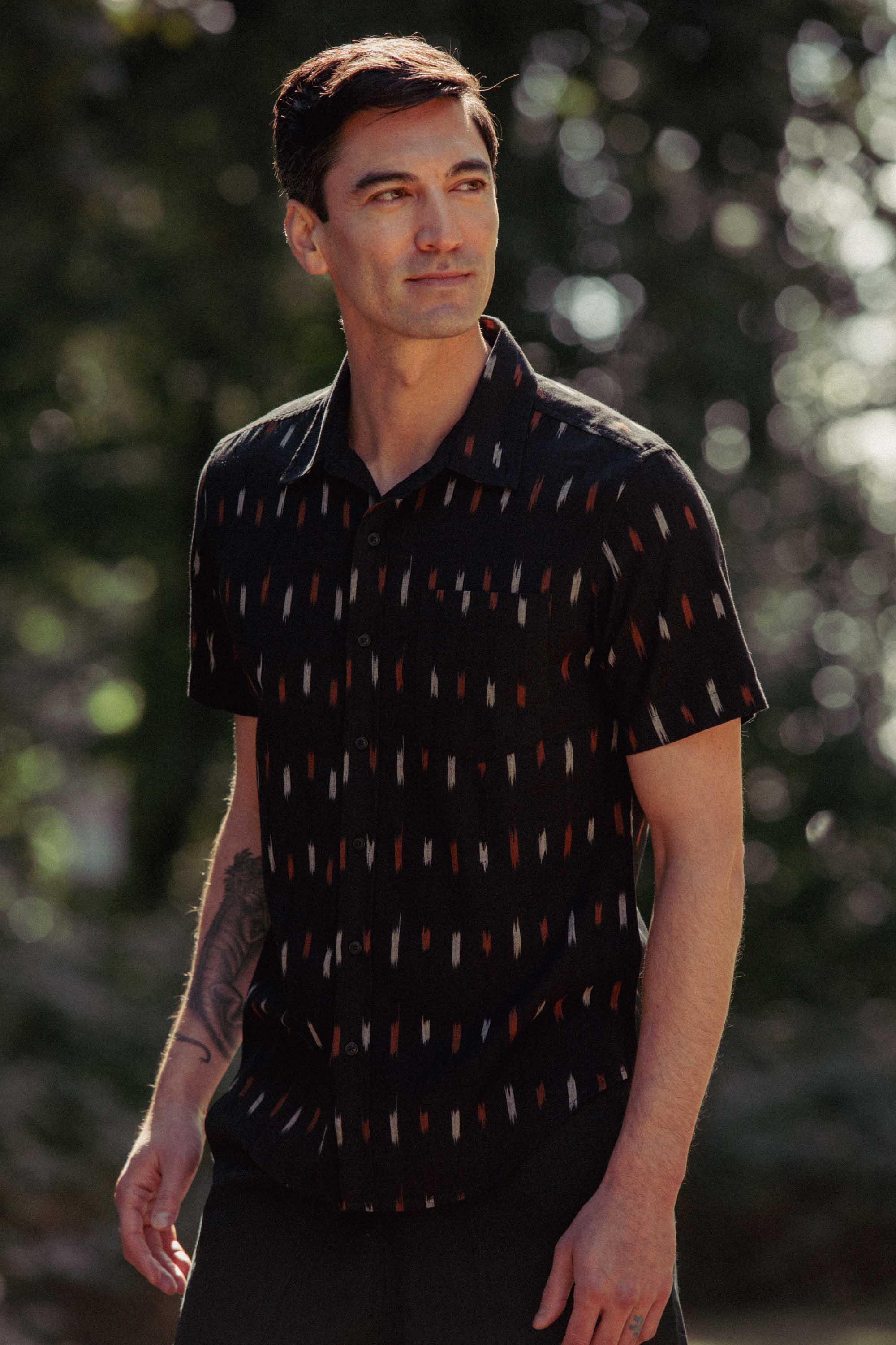 Harbor Slim Shirt / Dotted Horizon