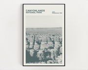 Canyonlands Lake National Park Print, Monochrome