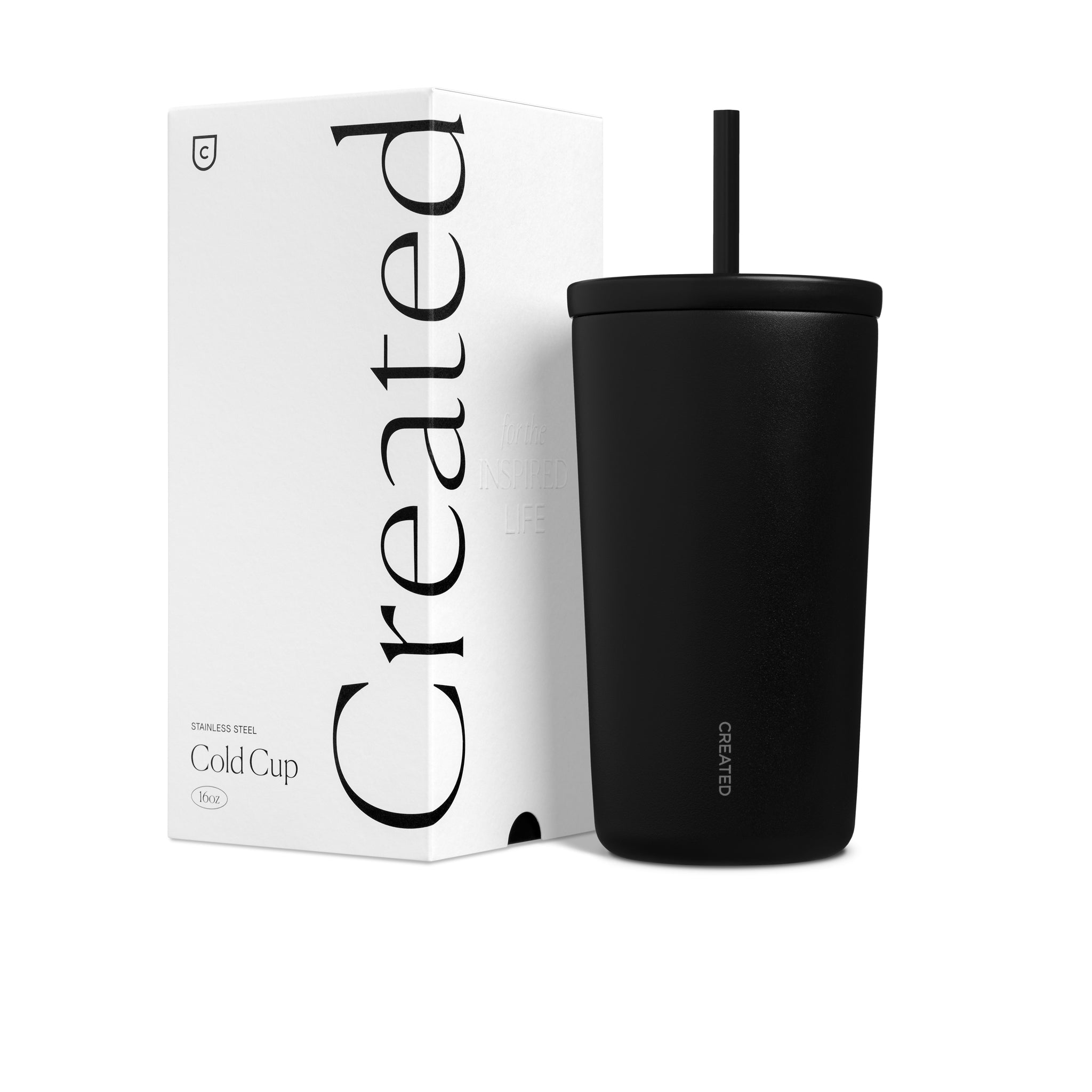 16oz Cold Cup - Black - Restocking in May