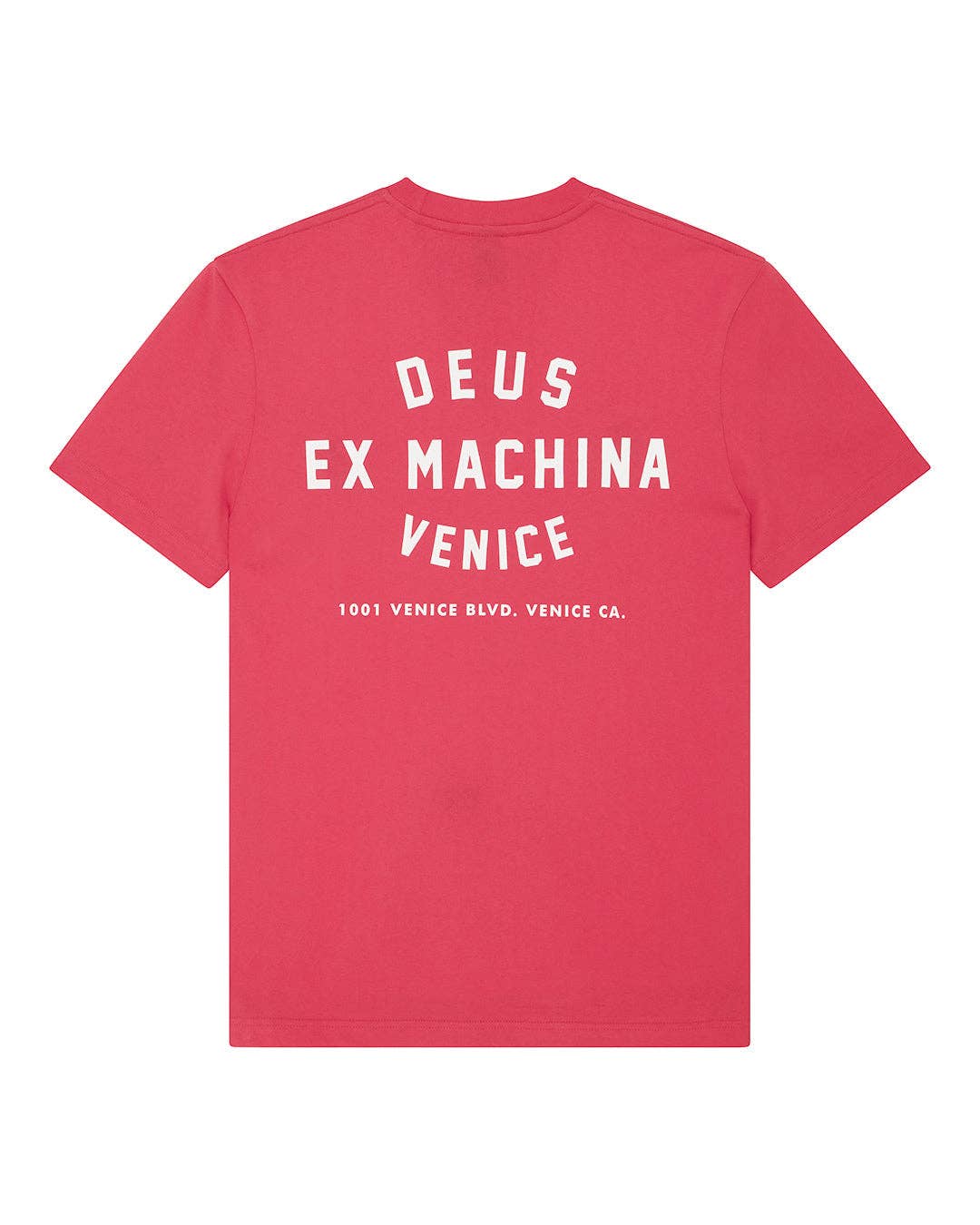 Venice Skull Tee - Melon Red