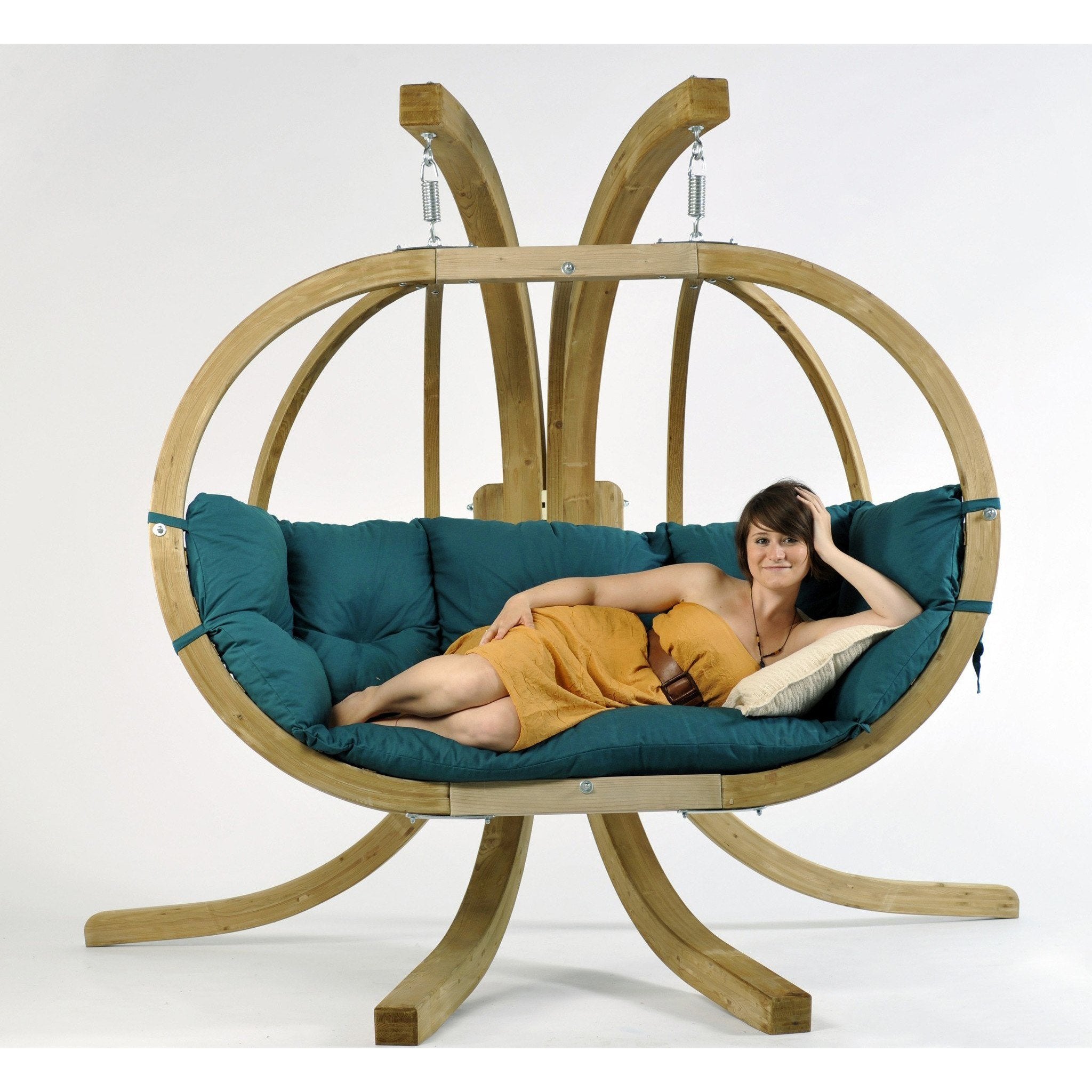 Amazonas Globo Royal Green Double Seater Hanging Chair