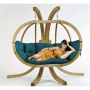 Amazonas Globo Royal Double Seater Hanging Chair with Cushions & Stand Set